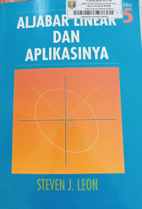 Image of ALJABAR LINEAR DAN APLIKASINYA EDISI 5